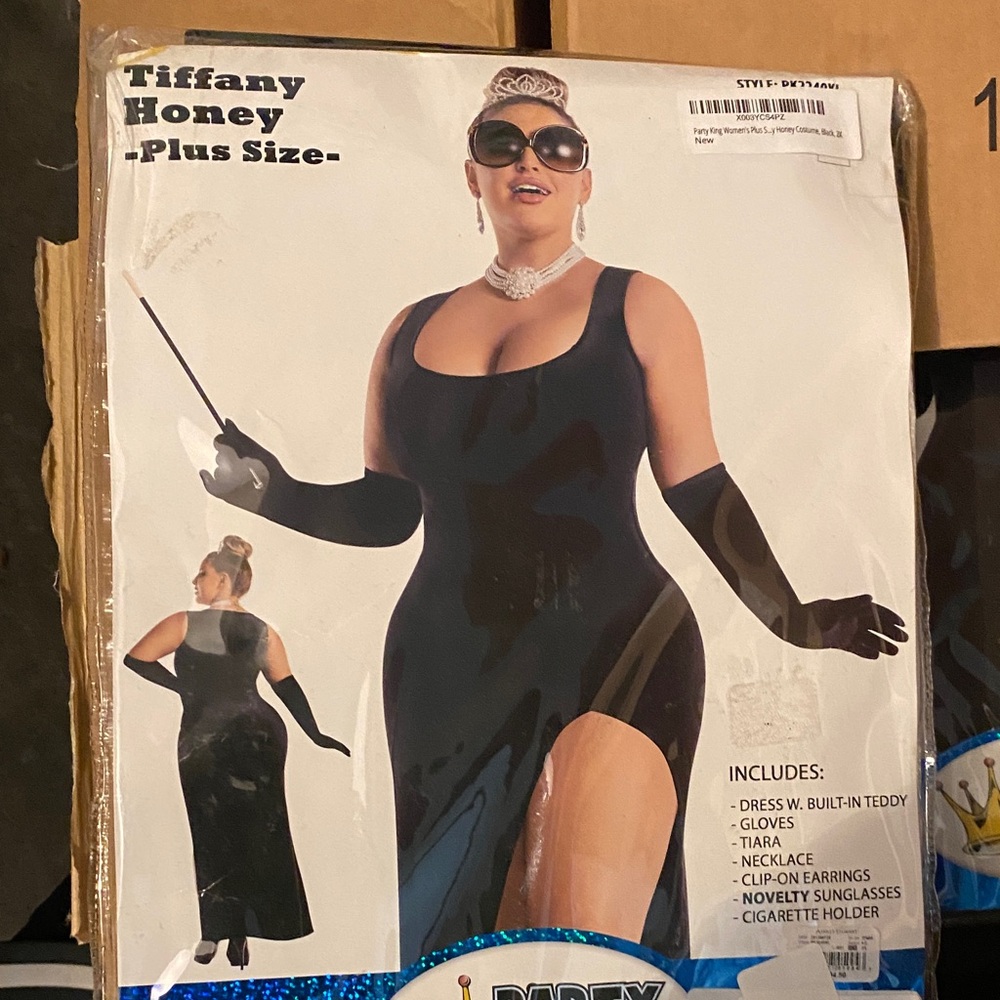 Tiffany Honey Plus Size Black Dress